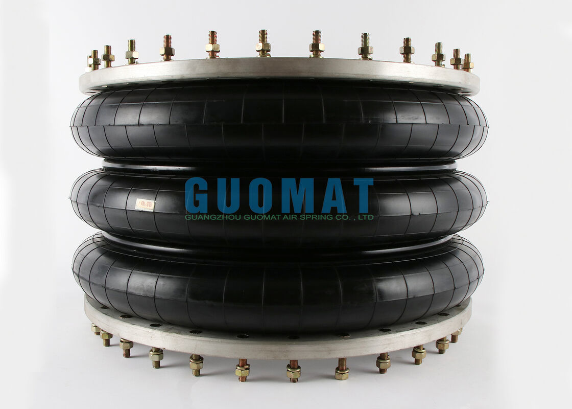 W01-358-9603 Flange de piedra de fuego Primavera de aire 348-3 estilo Triple convolutado industrial de choque de aire