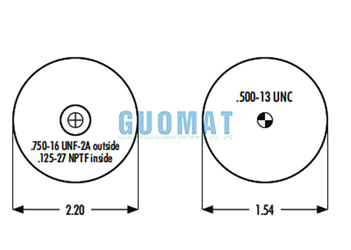1S3-011 Goodyear Cab Air Spring W02-358-4001 Firestone Absorbedor de choques de aire