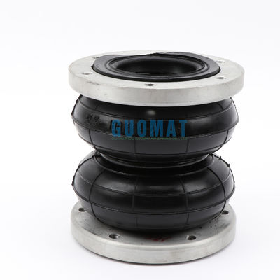 Guomat Primavera de aire industrial 2H160166 de caucho doblemente enrollado con brida
