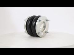 Una mirada más cercana: Bolsas de suspensión de aire con fuelle de goma industrial FD 76-14 DS Contitech de 6'' x 2