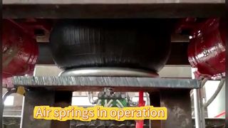 GUOMAT W01 358 7244 Solución de vibración industrial con resorte neumático